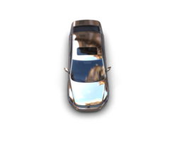 Modern car isolated on background. 3d rendering - illustration png