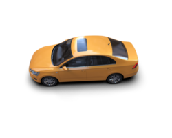 Modern car isolated on background. 3d rendering - illustration png
