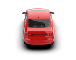 Modern car isolated on background. 3d rendering - illustration png