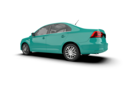 Modern car isolated on background. 3d rendering - illustration png