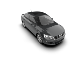 Modern car isolated on background. 3d rendering - illustration png