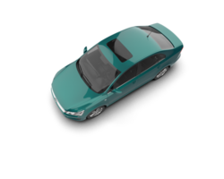Modern car isolated on background. 3d rendering - illustration png