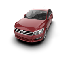 Modern car isolated on background. 3d rendering - illustration png