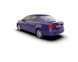 Modern car isolated on background. 3d rendering - illustration png