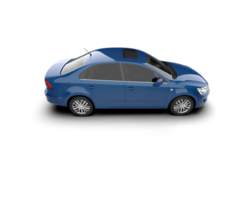 Modern car isolated on background. 3d rendering - illustration png