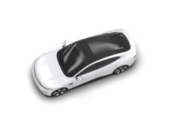 Modern car isolated on background. 3d rendering - illustration png