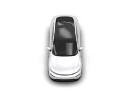 Modern car isolated on background. 3d rendering - illustration png