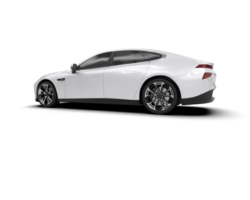 Modern car isolated on background. 3d rendering - illustration png
