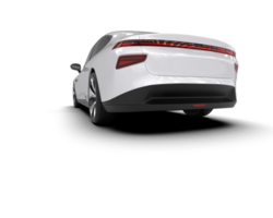 Modern car isolated on background. 3d rendering - illustration png