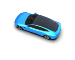 Modern car isolated on background. 3d rendering - illustration png
