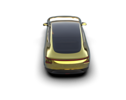 Modern car isolated on background. 3d rendering - illustration png