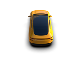 Modern car isolated on background. 3d rendering - illustration png