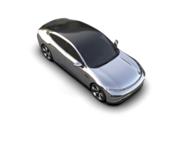 Modern car isolated on background. 3d rendering - illustration png