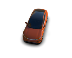 Modern car isolated on background. 3d rendering - illustration png