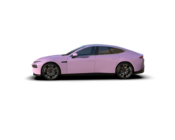 Modern car isolated on background. 3d rendering - illustration png