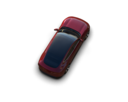 Modern car isolated on background. 3d rendering - illustration png