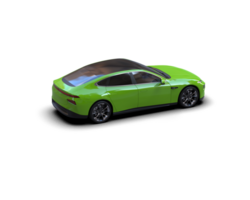 Modern car isolated on background. 3d rendering - illustration png