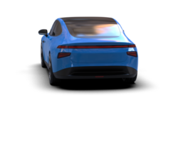 Modern car isolated on background. 3d rendering - illustration png