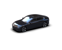 Modern car isolated on background. 3d rendering - illustration png