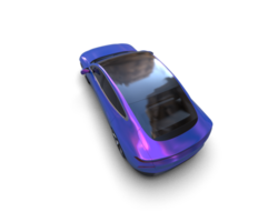 Modern car isolated on background. 3d rendering - illustration png