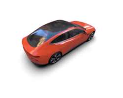 Modern car isolated on background. 3d rendering - illustration png