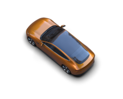 Modern car isolated on background. 3d rendering - illustration png