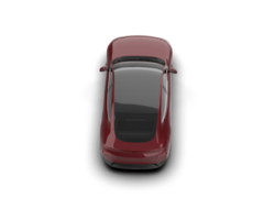 Modern car isolated on background. 3d rendering - illustration png