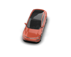 Modern car isolated on background. 3d rendering - illustration png