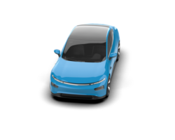 Modern car isolated on background. 3d rendering - illustration png