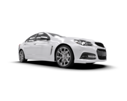 Modern car isolated on background. 3d rendering - illustration png