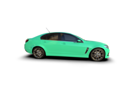 Modern car isolated on background. 3d rendering - illustration png