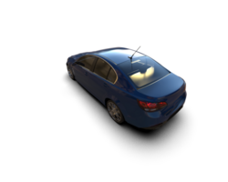 Modern car isolated on background. 3d rendering - illustration png
