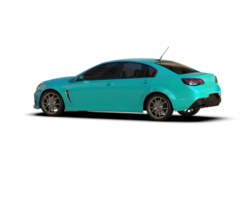 Modern car isolated on background. 3d rendering - illustration png