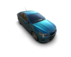 Modern car isolated on background. 3d rendering - illustration png