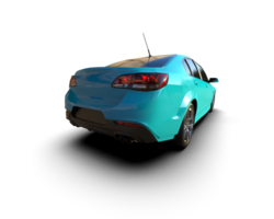 Modern car isolated on background. 3d rendering - illustration png