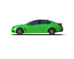 Modern car isolated on background. 3d rendering - illustration png