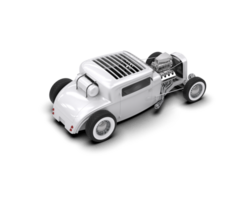 Muscle car isolated on background. 3d rendering - illustration png