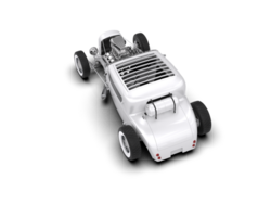 Muscle car isolated on background. 3d rendering - illustration png