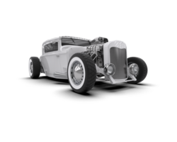Muscle car isolated on background. 3d rendering - illustration png