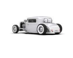 Muscle car isolated on background. 3d rendering - illustration png