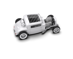 Muscle car isolated on background. 3d rendering - illustration png