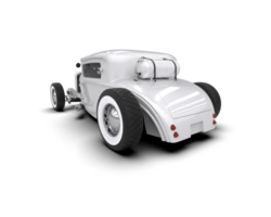 Muscle car isolated on background. 3d rendering - illustration png