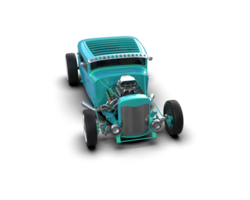 Muscle car isolated on background. 3d rendering - illustration png