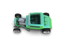 Muscle car isolated on background. 3d rendering - illustration png