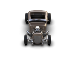 Muscle car isolated on background. 3d rendering - illustration png
