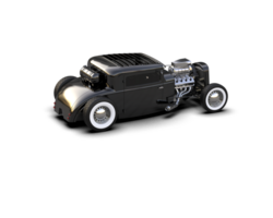 Muscle car isolated on background. 3d rendering - illustration png