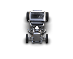 Muscle car isolated on background. 3d rendering - illustration png