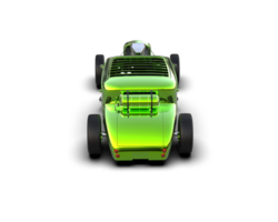 Muscle car isolated on background. 3d rendering - illustration png