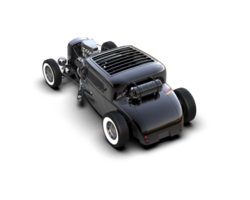 Muscle car isolated on background. 3d rendering - illustration png