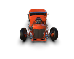 Muscle car isolated on background. 3d rendering - illustration png